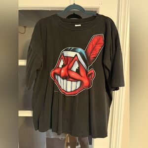 Cleveland Indians Vintage Chief Wahoo T-Shirt, Salem